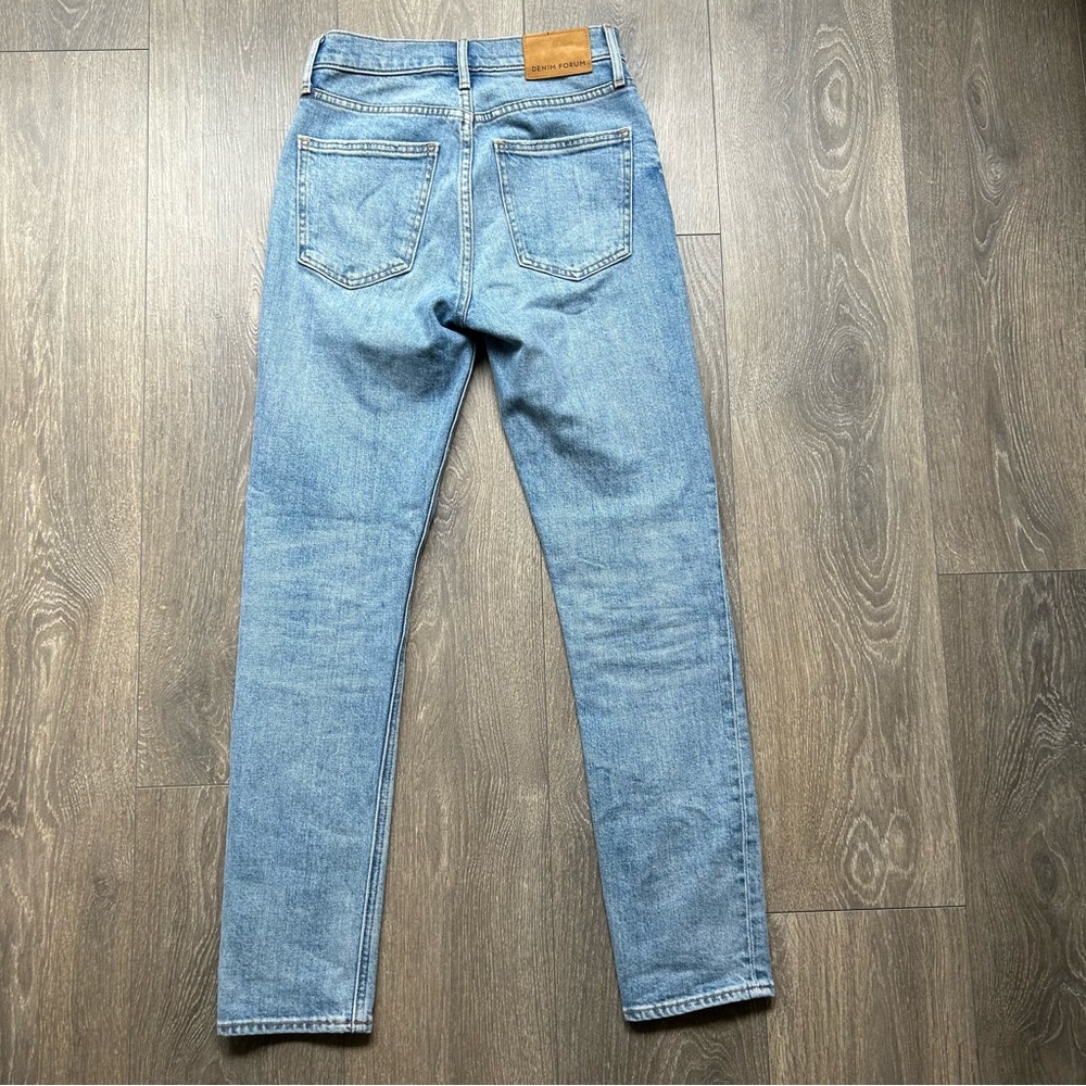 Aritzia Denim Forum The Yoko High Rise Slim Skinny Jeans High Waist Light Wash - Picture 9 of 15